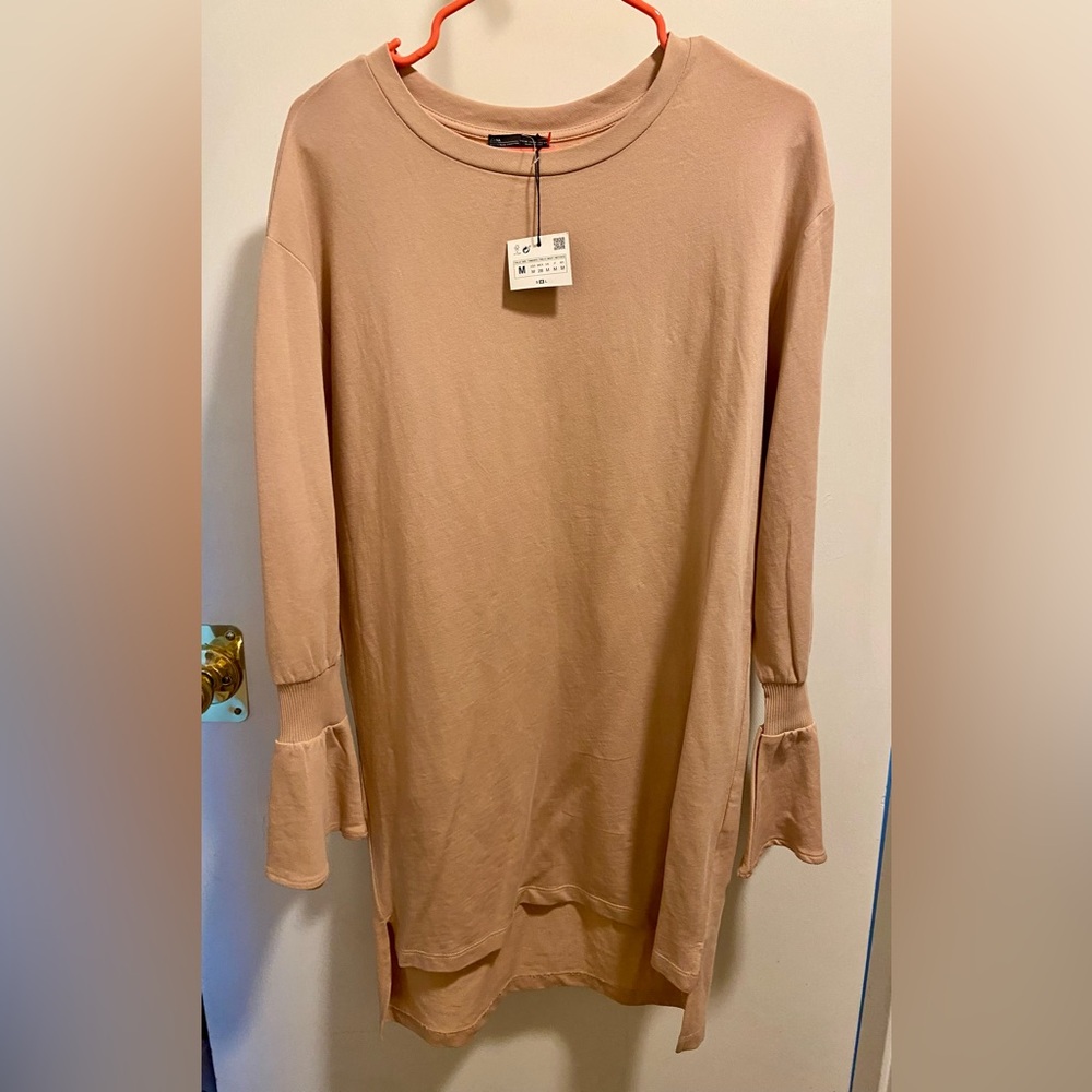 Zara Blush Long Sleeve Top